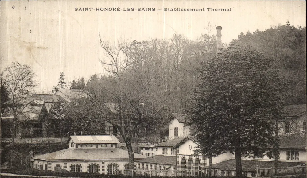 Saint-Honoré-les-Bains — Estabelecimento Termal — Editor desconhecido, n° 01 - Frente