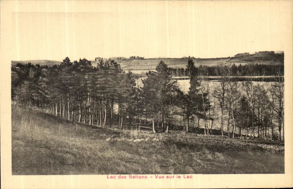 Lac des Settons — Vista do Lago — A. Breger, Paris - Frente