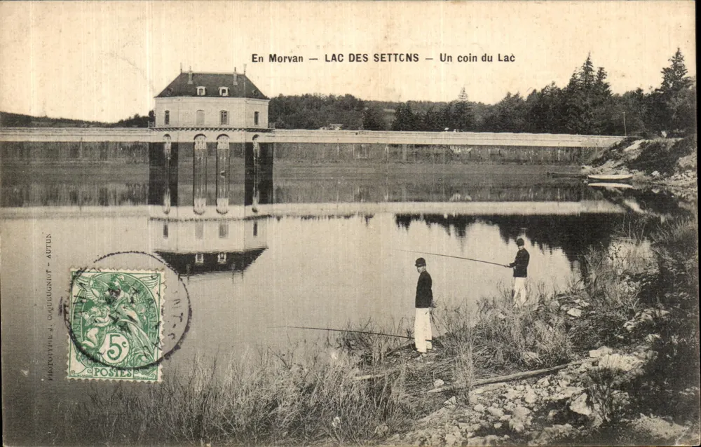 In Morvan — Lac des Settcs — Ein Eck des Sees — Phototype 4. Cogulgniot - Autus - Vorderseite