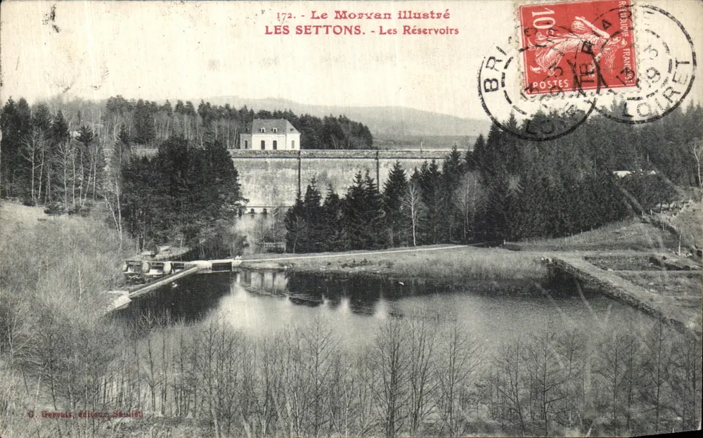 Les Settons — Zbiorniki — Le Morvan illustré, nr 172 - Awers