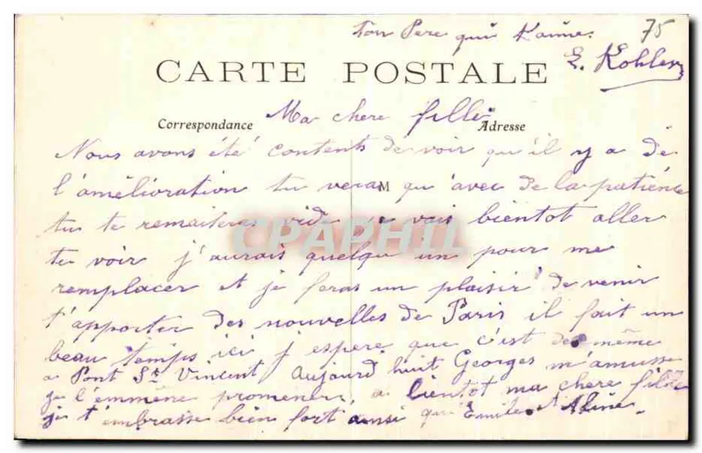 PARIS – Notre-Dame, fachada lateral — C.M. — n° 236 - Verso