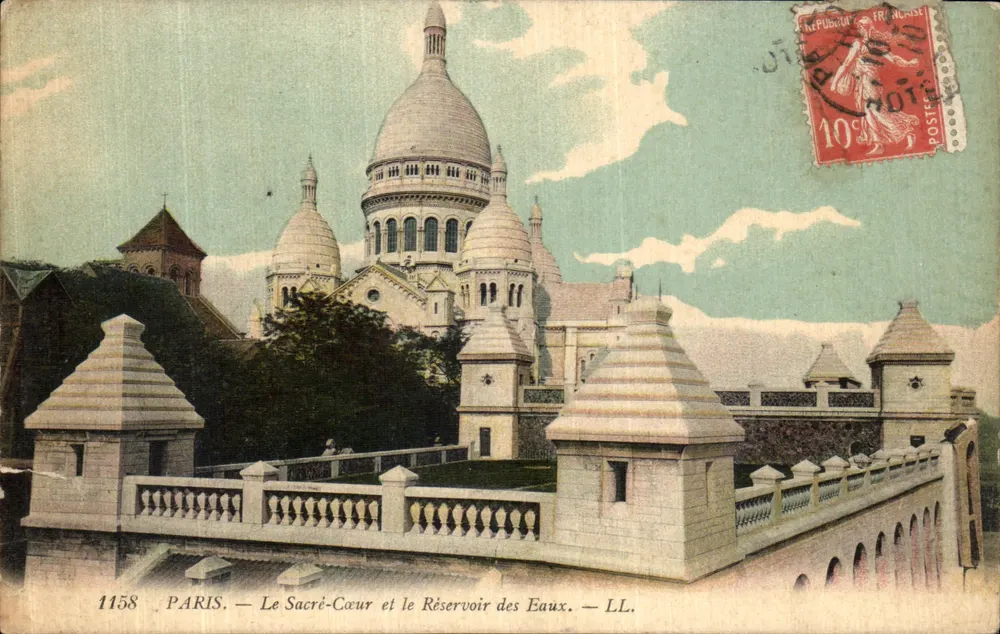 Paris — Der Sacré-Cœur und der Wasserreservoir — LL. — n° 1158 - Vorderseite