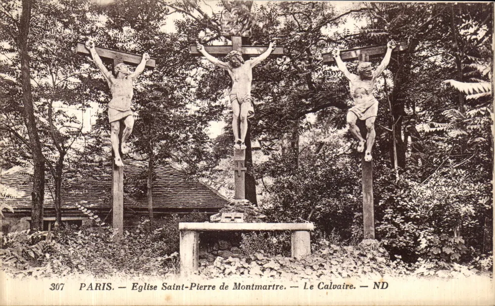Paris — Kirche Saint-Pierre de Montmartre — Der Calvary — ND - Vorderseite