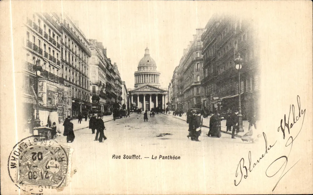 Rue Soufflot — O Panteão — Editor não identificado, número de série não visível - Frente