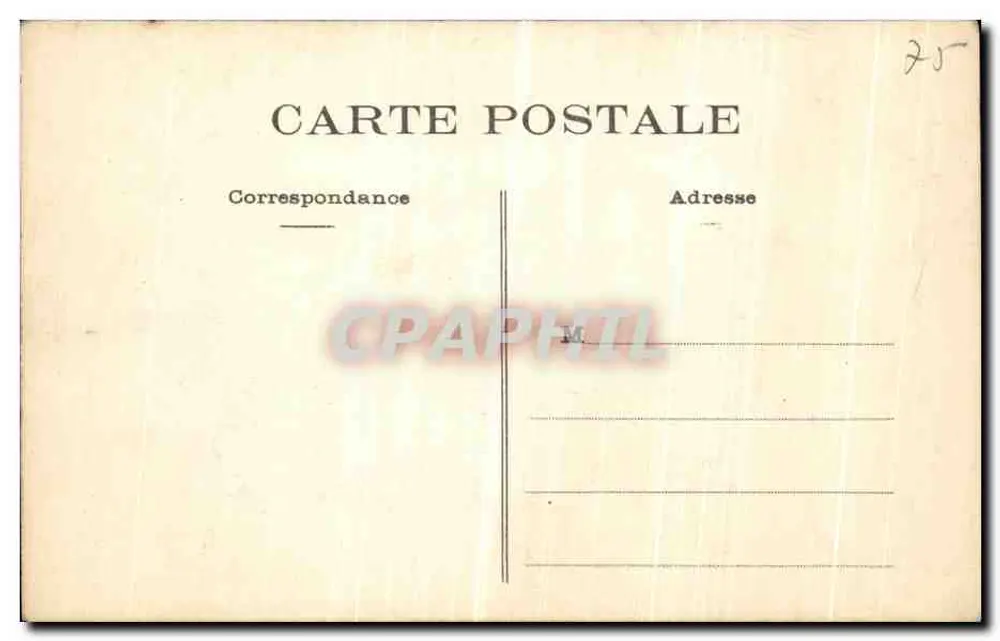 Nationaltheater der Oper — Paris — G.P. - Rückseite