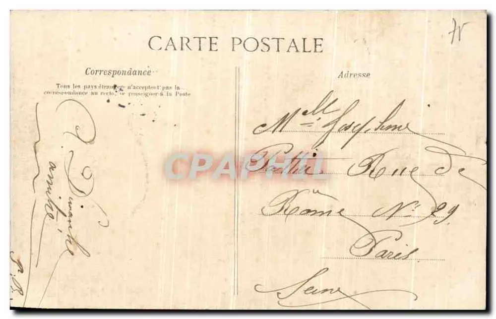 Paris — Boulevard Saint-Martin — Stereoskopische Ansichten Julien Damoy, Serie N° 1 - Rückseite