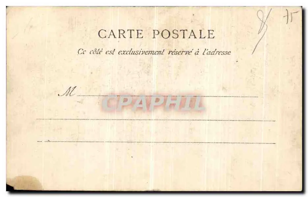 Paris - Luxembourg - Ziegenwagen — Stéréo Le Merveilleux, patentiert E. L. D. Paris - Rückseite