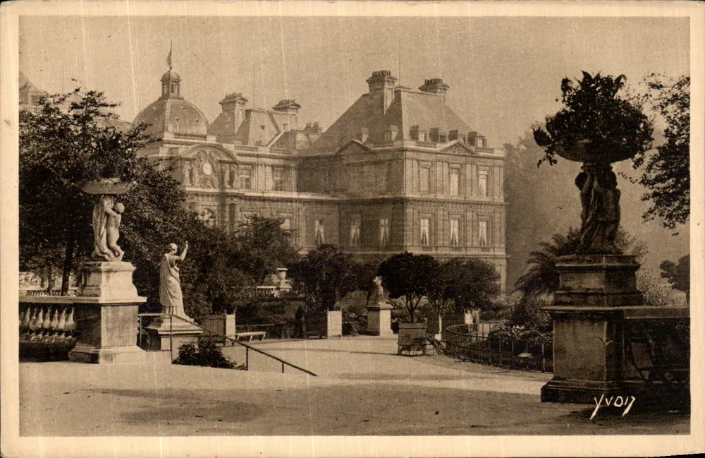 Palast und Garten des Luxembourg — Paris — Edition d'Art YVON - Vorderseite