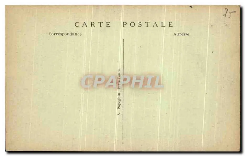 Paris — Die Basilika des Heiligen Herzens mit der Monumentalen Treppe — A. P. - Rückseite
