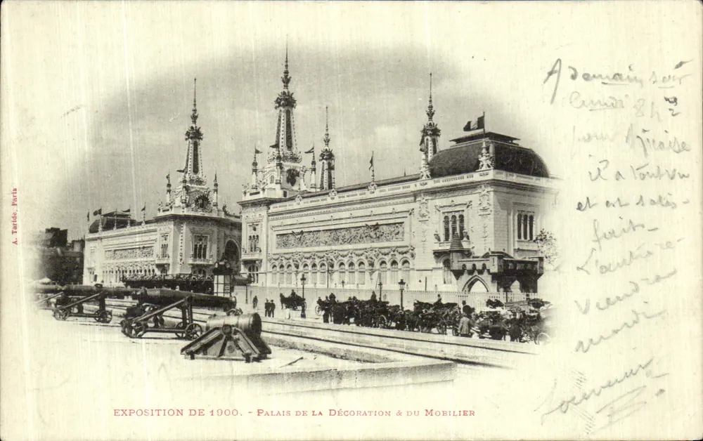 Ausstellung von 1900 - Palais de la Décoration & du Mobilier — A. Taride, Paris - Vorderseite