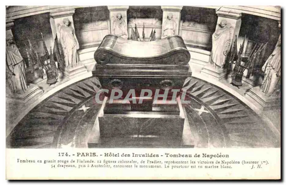 Grabmal Napoleons — Hôtel des Invalides — Paris — n°174 - Vorderseite