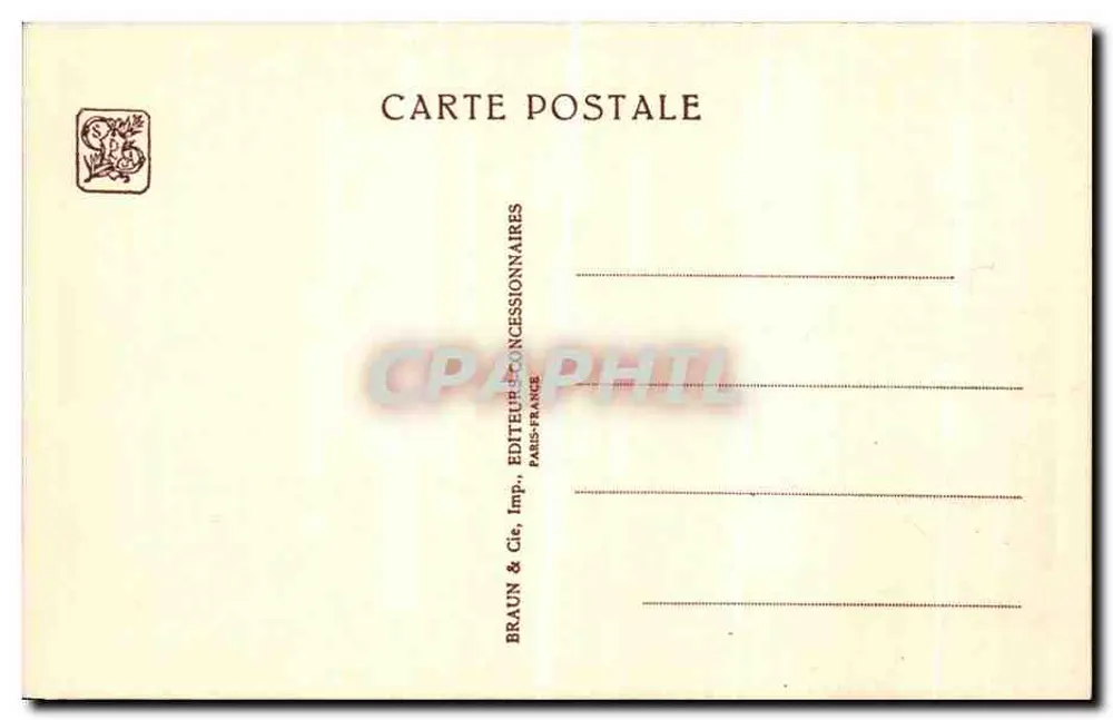 Tempel von Angkor-Vat — Internationale Kolonialausstellung — Paris 1931 - Rückseite