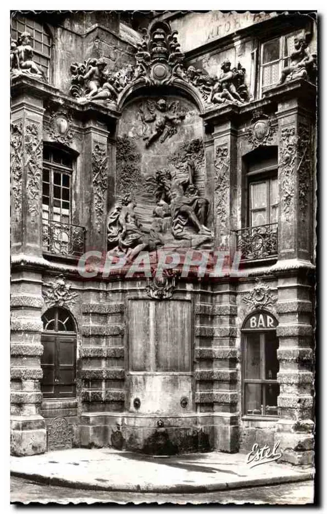 Fontana monumentale di Alfeo e Arethusa — Rouen — Editore Estel, n°1014 - Recto