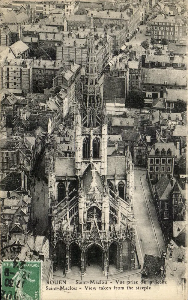 Rouen — Saint-Maclou — Ansicht von der Spitze - Vorderseite