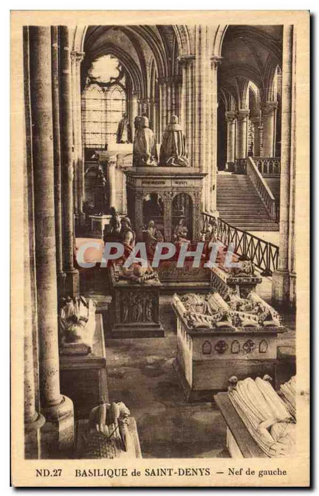 BASILICA DE SÃO DÊNIS — Nef da esquerda — ND.27 - Frente