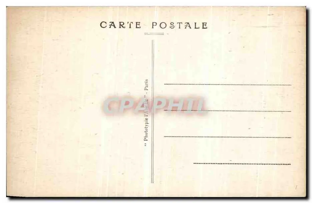 Das Kloster SAINT-DENIS — Die Krypta (Eingang) — Die Stadt Paris, die Caritas und die Stärke — Phototypie L'Émile, Paris, n°72 - Rückseite