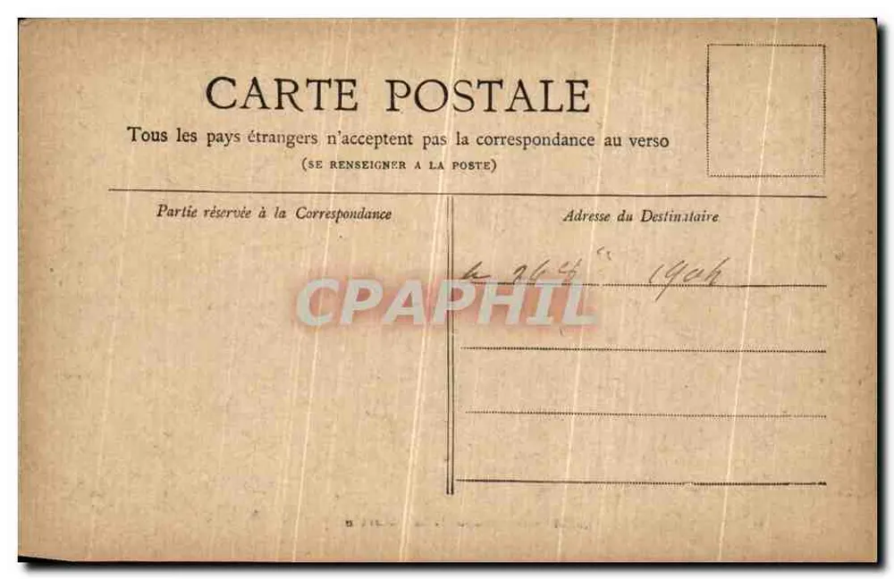 Paris — A Porta Saint-Martin — Coleção Petit Journal - Verso