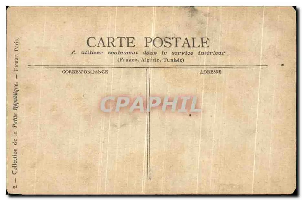 Paris — Estátua de Étienne Dolet — Editor não identificado - Verso
