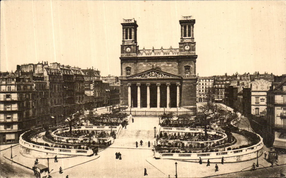Kirche Saint-Vincent-de-Paul — Paris — F. F. Paris - Vorderseite
