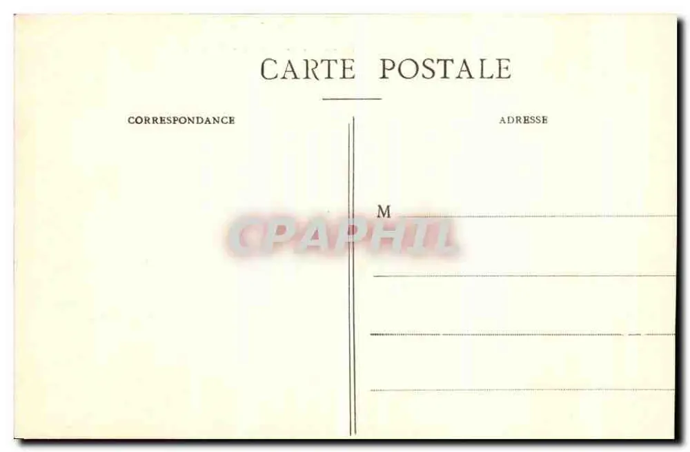 Paris - Die Überschwemmungen von Januar 1910 - Avenue Montaigne - C. M. - Rückseite