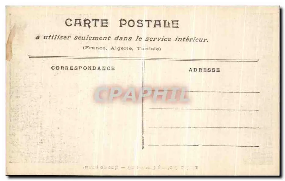 Paris inundado (janeiro de 1910) — Rue de Lyon - Verso