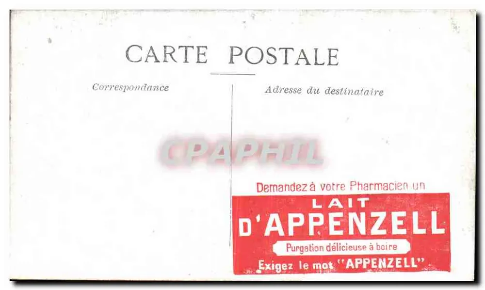Paris überschwemmt — Boulevard Haussmann — C. R. Staerce Paris - Rückseite