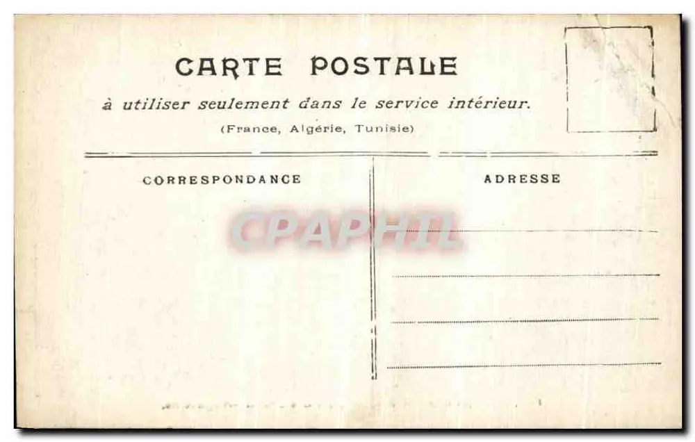 Paris inondé — Quai des Grands-Augustins (janvier 1910) — éditeur Chocolat Menier - Rückseite