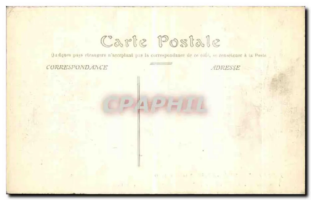 Paris inundado — Inundação em Javel — Claché 28 de janeiro de 1910 — A.N. Paris - Verso
