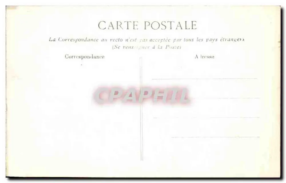 Crue de la Seine — Paris - Rue de Lille — Éditeur E.D. - Verso