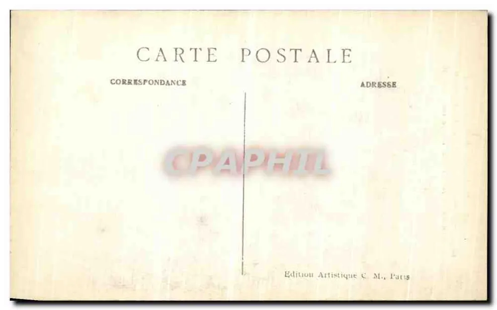 Vincennes — Tor des Schlosses, durch das der Herzog von Enghien geführt wurde, als er in den Graben gebracht wurde, um erschossen zu werden — C. M. - Rückseite