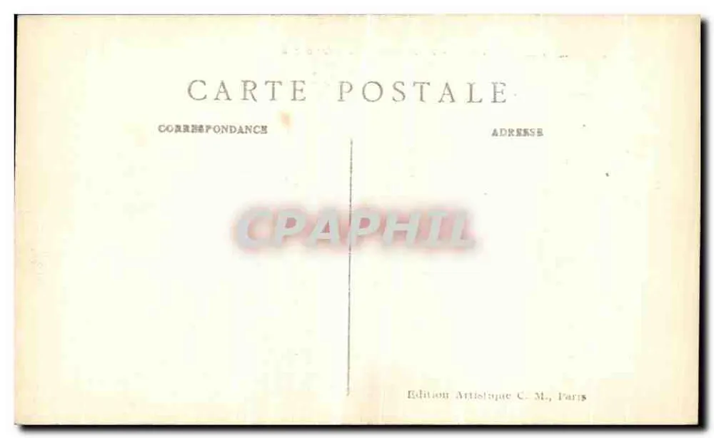 Vincennes — Das Fort — Ausgang zum Artillerieviertel — C.M. - Rückseite