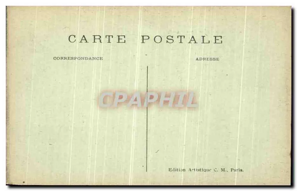 Vincennes — Torelles und Kapitelle der Kapelle des Forts — Künstlerische Ausgabe C. M. - Rückseite