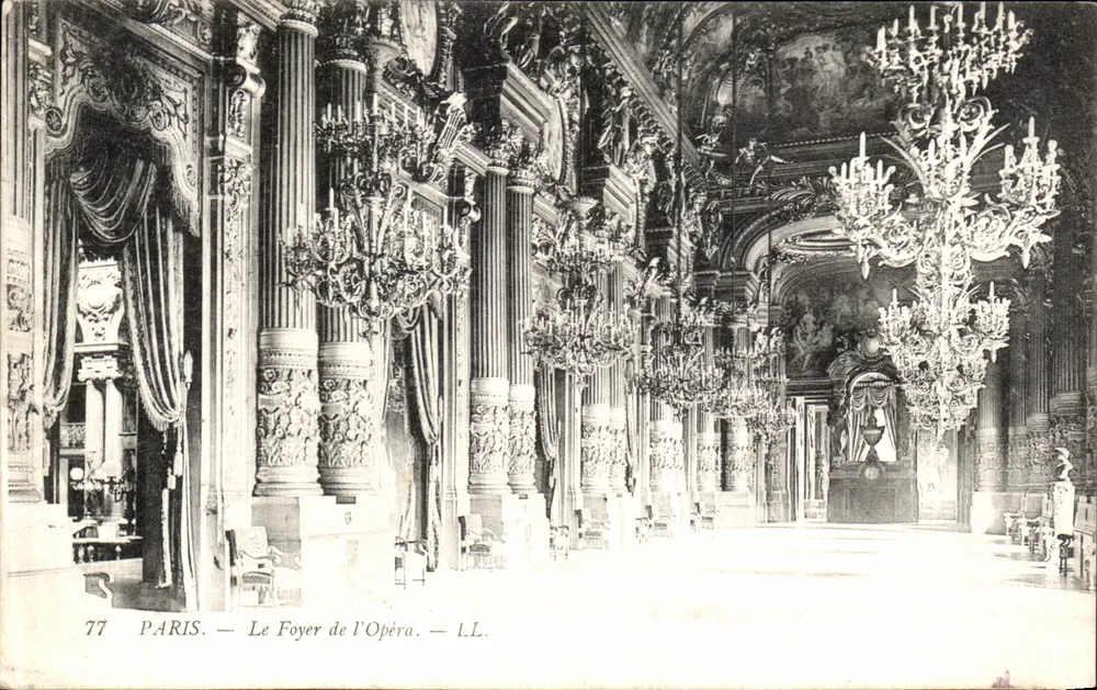 Paris — O Salão do Ópera — L.L. n°77 - Frente