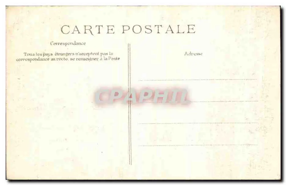 Überschwemmung der Seine — Paris, Rue de Charenton — 29. Januar 1910 - Rückseite