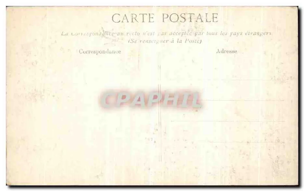 Flut der Seine — Paris, rue Traversière — 29. Januar 1910 — Edition E.P.D. - Rückseite
