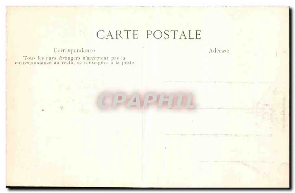 Cheia do rio Sena — 29 de Janeiro de 1910 — Posto de Socorro - Verso