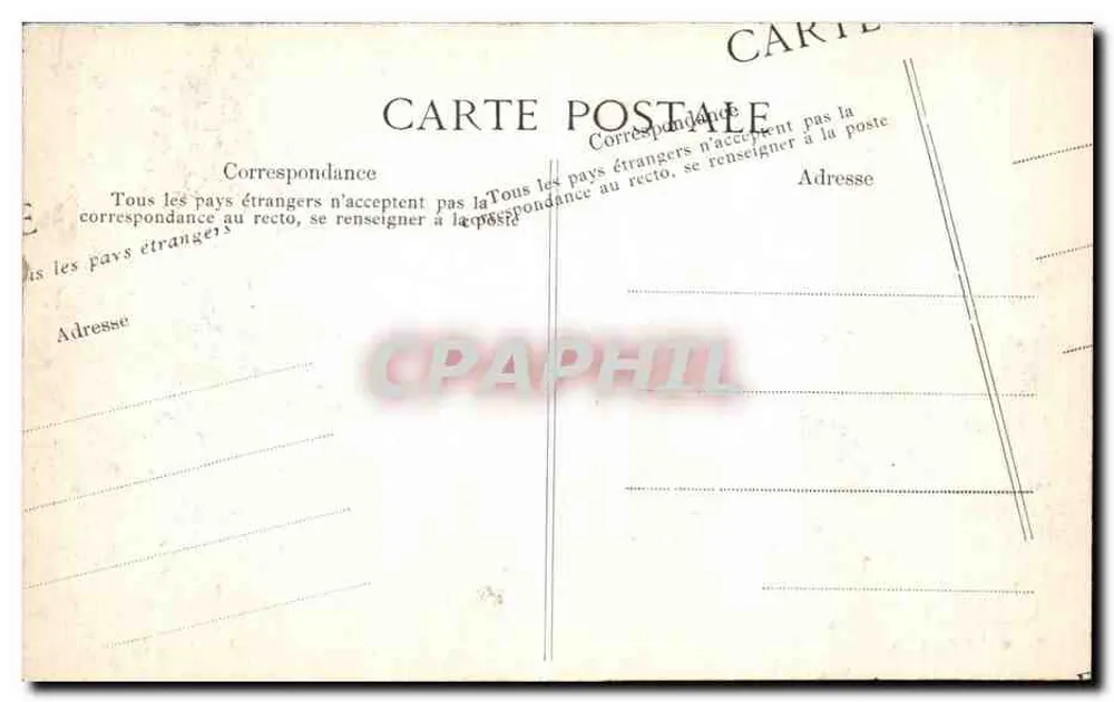 Überflutung der Seine — Paris - Rue de Lyon — 29. Januar 1910 - Rückseite