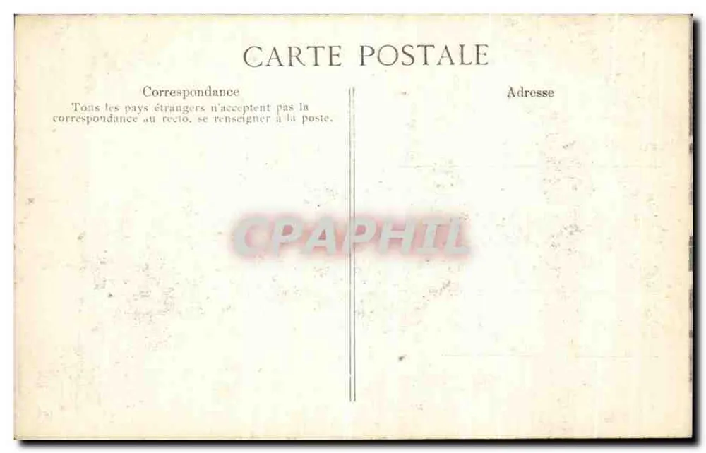 Flut der Seine — Paris, Rue de Lille — Verlag E.P.D. - Rückseite