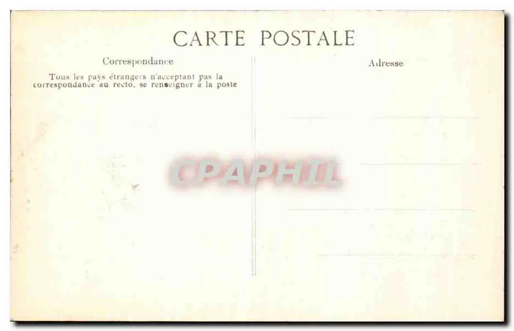 Überschwemmung der Seine — Paris - Avenue d'Aumesnil — Verleger E.P.D. - Rückseite