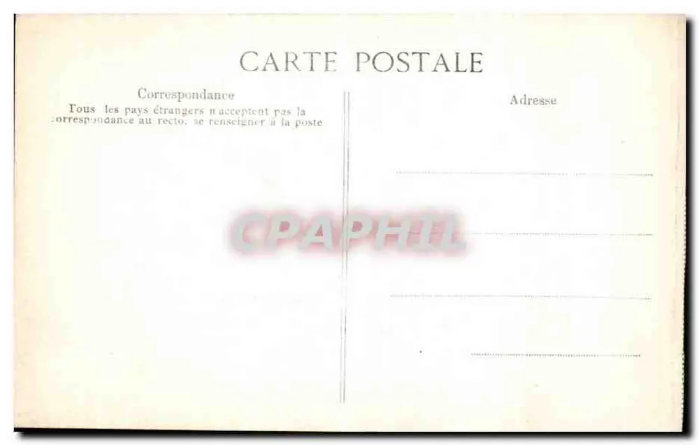 Flut der Seine — Brücke des Erzbischofs — 28. Januar 1910 — Verlag E.D. - Rückseite