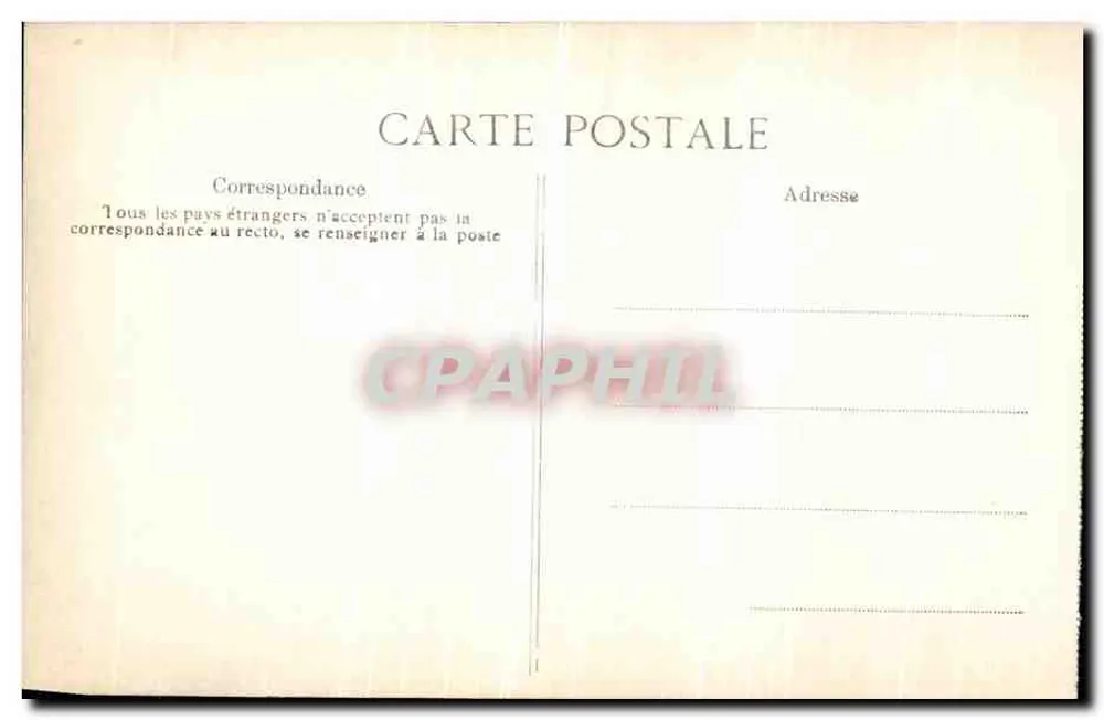 Crue de la Seine — Paris, Rue de Lyon — 29 Janvier 1910 — Éditeur B.D. n° 203 - Verso