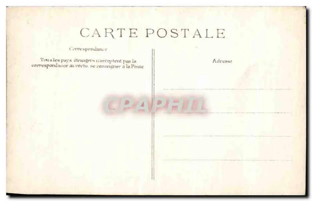 Überschwemmung der Seine — 29. Januar 1910 — Paris - Rue de l'Arcade — Verlag E.P.D. - Rückseite