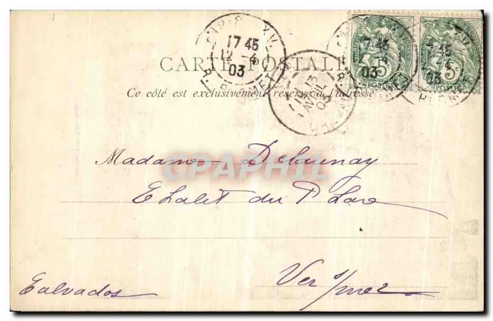 Paris - Monument de Meissonier — n° 88 - Verso