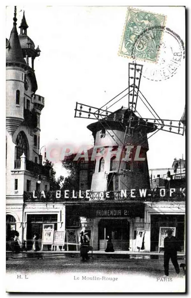 Le Moulin-Rouge — Paris — H. L. Verleger - Vorderseite