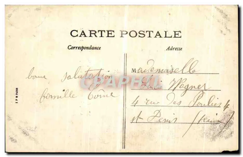 Paris — Hôtel des Invalides — Chapelle et Tombeau de Napoléon — I.P.M. - Rückseite