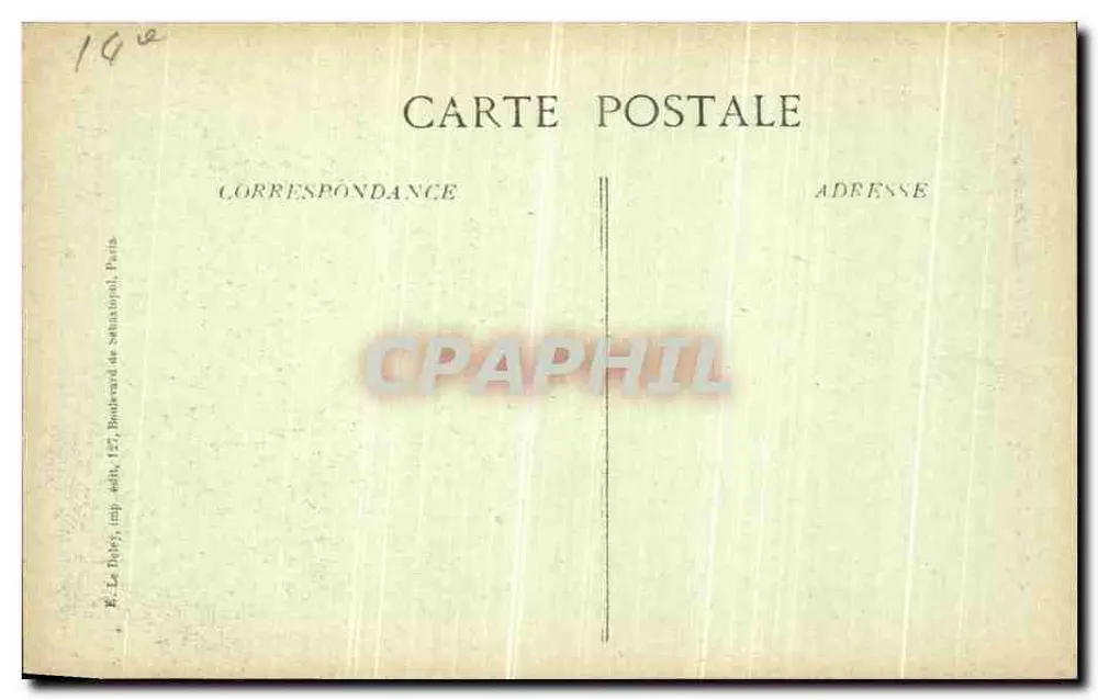 Igreja de Montrouge — Paris — Editor R. Le Doly, n° 4659 - Verso