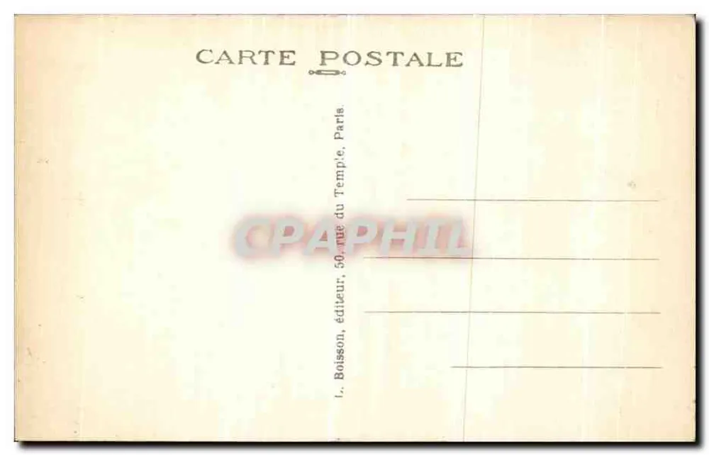 Paris - Église de la Madeleine — Kopie des Parthenons von Athen, Verlag L. Boisson, n° 452 - Rückseite