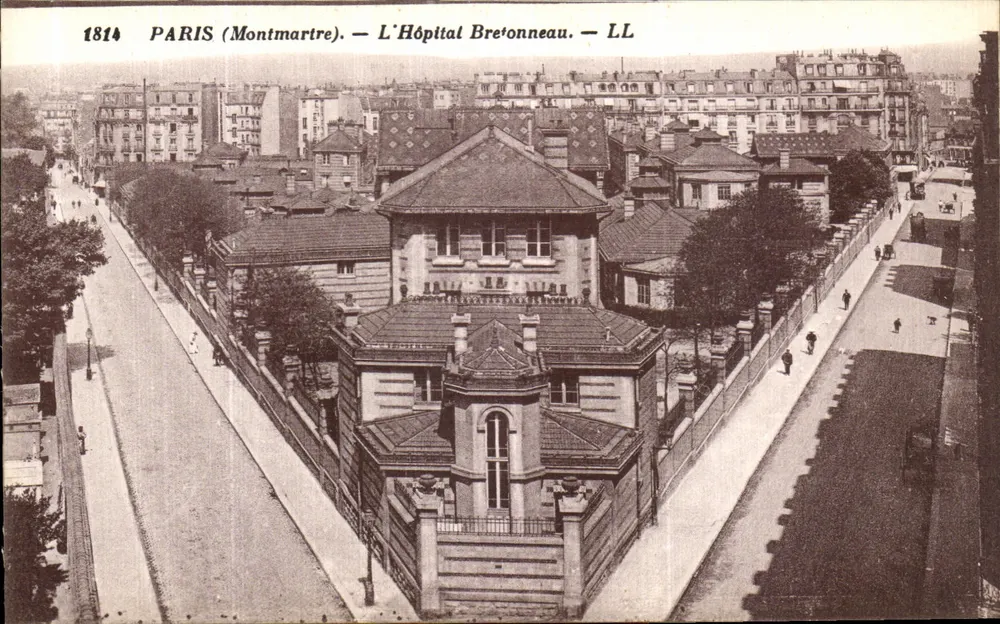 PARIS (Montmartre) — O Hospital Bretonneau — LL - Frente
