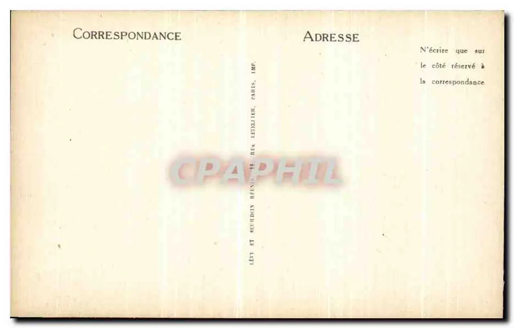 PARIS (Montmartre) — O Hospital Bretonneau — LL - Verso