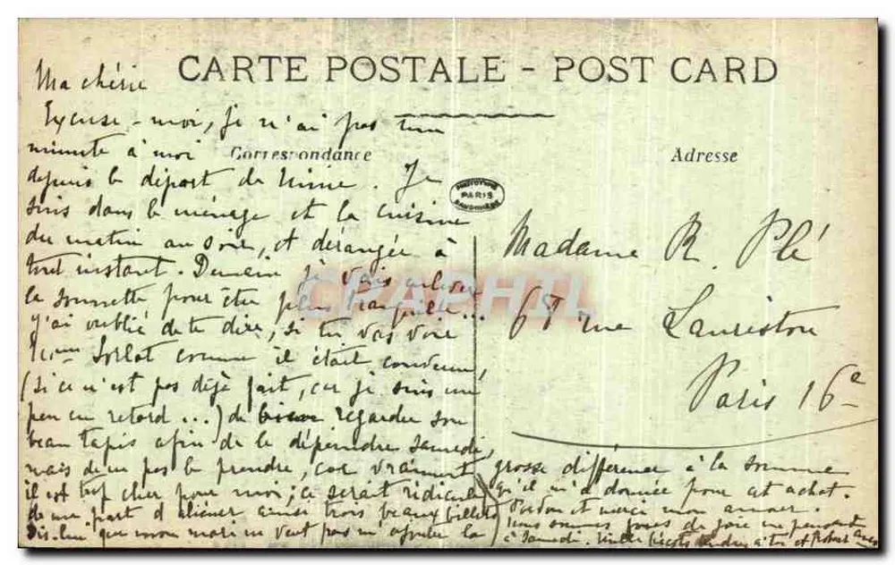 Chalons-sur-Marne — Fassade der Kirche Notre-Dame — Verlag La Pensée, n°5 - Rückseite